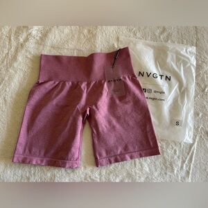 NVGTN Pastel Pink Pro Shorts Size Small NWT